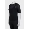 Slim fit T-shirt with tank top