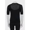 Slim fit T-shirt with tank top