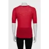 Red slim fit t-shirt