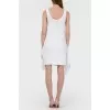 Knitted dress with florses and feathers with tag