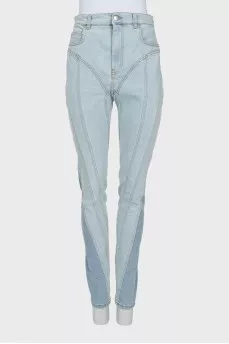 Комбіновані джинси skinny fit