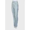 Skinny fit combination jeans