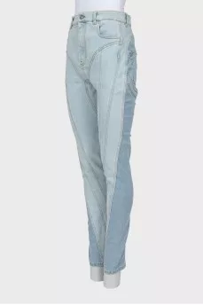 Комбіновані джинси skinny fit