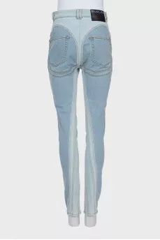 Комбіновані джинси skinny fit