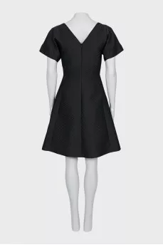 Black A-line dress