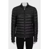 Black quilted jacket