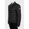Black quilted jacket