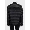 Black quilted jacket