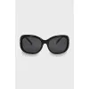 Black rectangular sunglasses