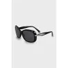 Black rectangular sunglasses