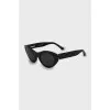 Oval sunglasses with engraving