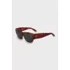 Spotted frame sunglasses