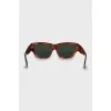 Spotted frame sunglasses
