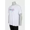 Men's T-shirt with relief embroidery