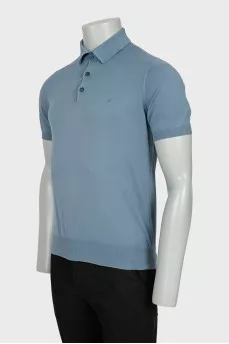 Men's polo shirt in blue