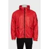 Men's windbreaker red