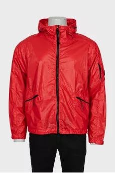 Men's windbreaker red