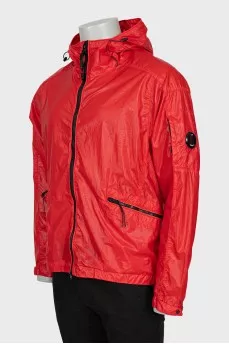 Men's windbreaker red