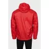 Men's windbreaker red