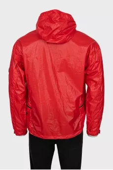 Men's windbreaker red
