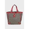 Canvas bag with short handles