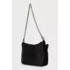 Nylon bag with silver chain
