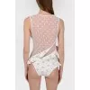 Swimsuit with oxen and insert from a grid with a tag