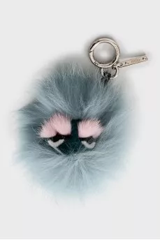Blue Kooky Keychain