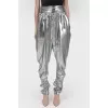 Silver trousers Galife with tag