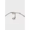 Necklace with blue crystal