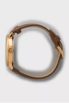 Gold watch with diamonds