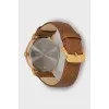 Gold watch with diamonds