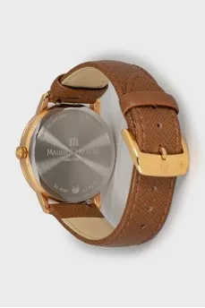 Gold watch with diamonds