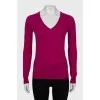 Pink cashmere pullover