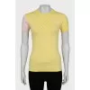 Slim fit t-shirt with signature monogram