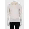Golf with knitted collar