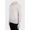 Golf with knitted collar