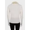 Golf with knitted collar