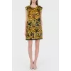 Shift dress in abstract print