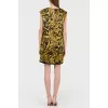 Shift dress in abstract print