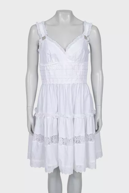 Lace sundress with tag