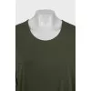 Green oversized tank top with tag