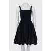 Fitted velvet dress
