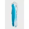 Blue sundress with thin straps