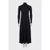 Maxi dress with high neck
