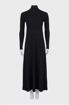 Maxi dress with high neck