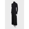Maxi dress with high neck