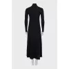 Maxi dress with high neck