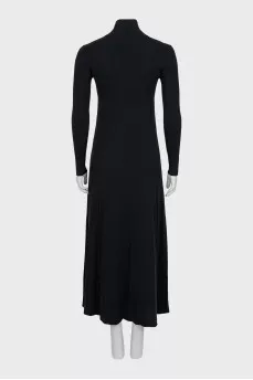 Maxi dress with high neck