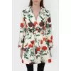 Flower print cloak